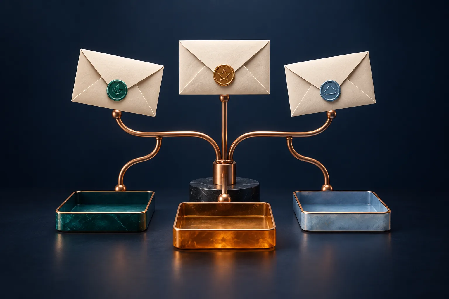 AI Email Triage Automation concept artwork